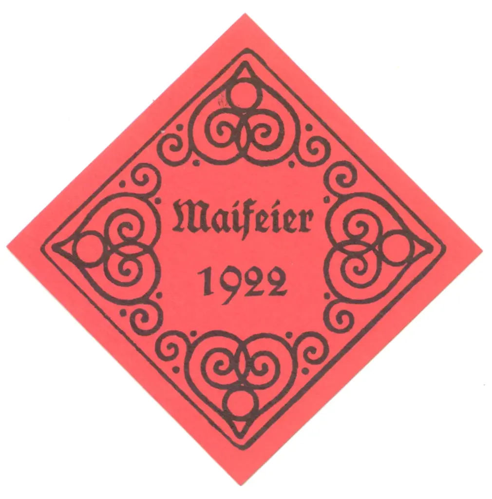 sd1922 - MAI-ABZEICHEN