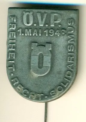 OeVP1948 - MAI-ABZEICHEN
