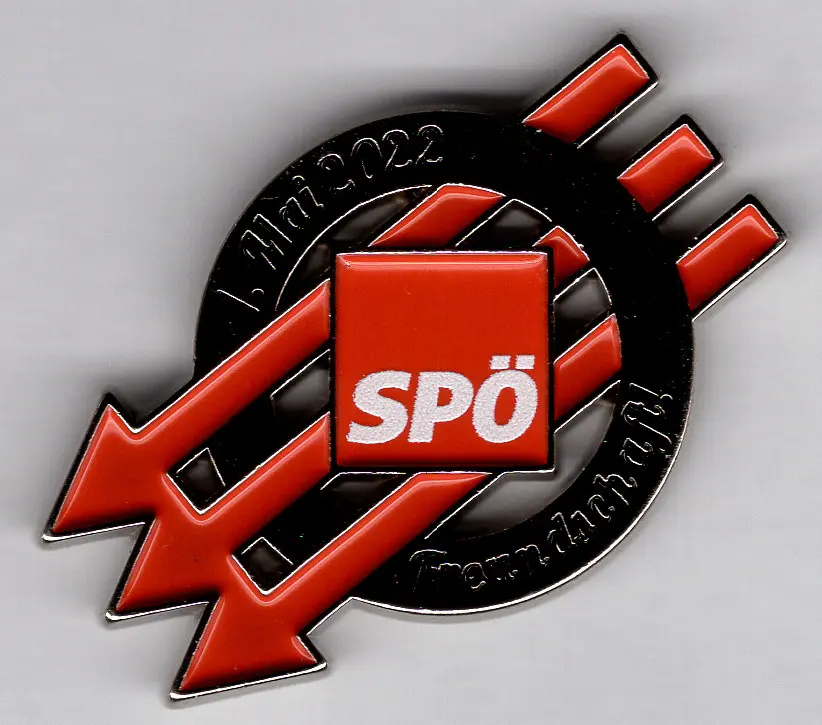 SPÖ Mai-Abzeichen ab 1946 13 SPÖ Mai-Abzeichen ab 1946