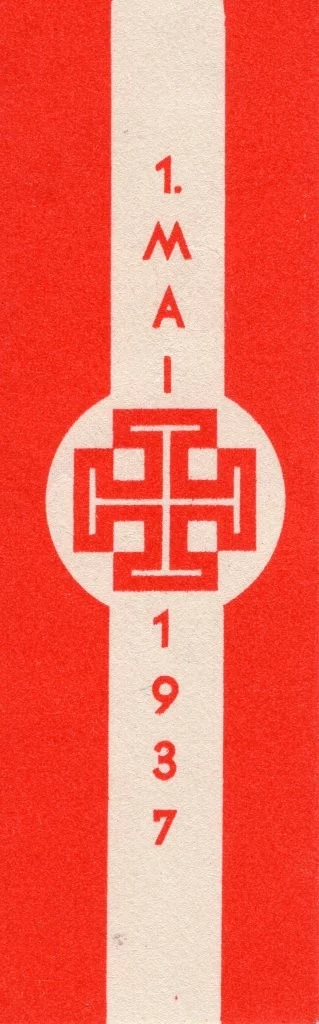 1937 Kruckenkreuz mai abzeichen.at - MAI-ABZEICHEN
