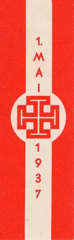 1937 Kruckenkreuz klein - MAI-ABZEICHEN